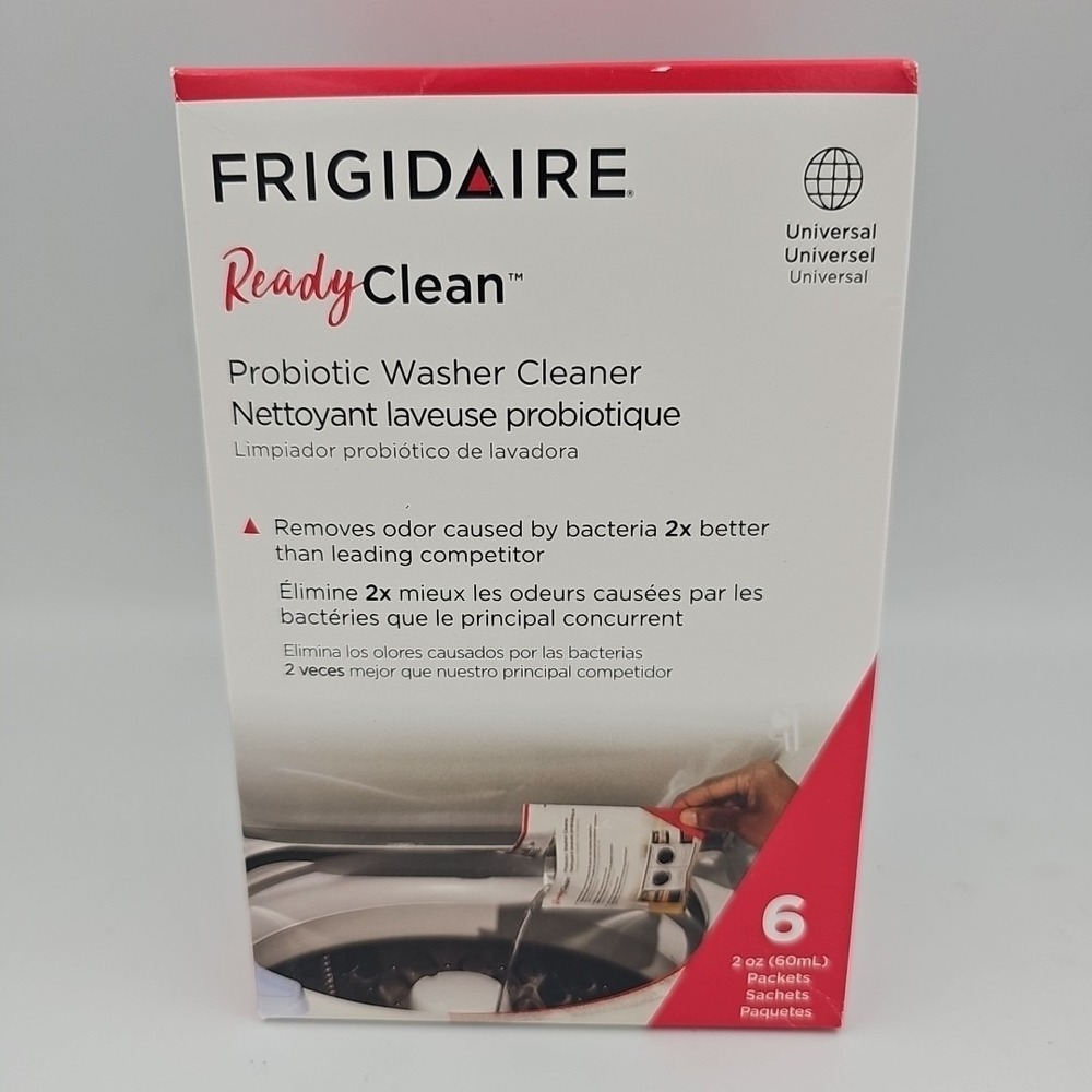 Frididaire Ready‎ Clean 10FFPROL02 Probiotic Washer Cleaner 6 Pack Of Treatments